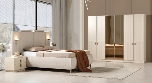 Product img 2, Lina 6 Kapaklı Modern Yatak Odası Takımı